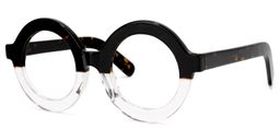 Calhoun Round Two-Tone Glasses1