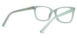 Chauncey Rectangle Green Glasses5
