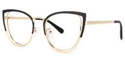 Harvey Cateye Black Glasses1