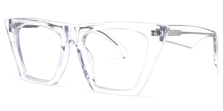 Cecile Cat Eye Clear Glasses