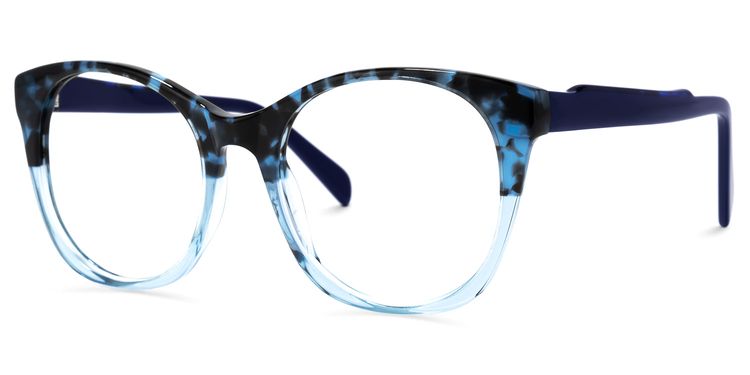 Sanchez Cateye Blue-Tortoise Glasses