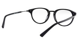 Arlene Round Black Glasses5