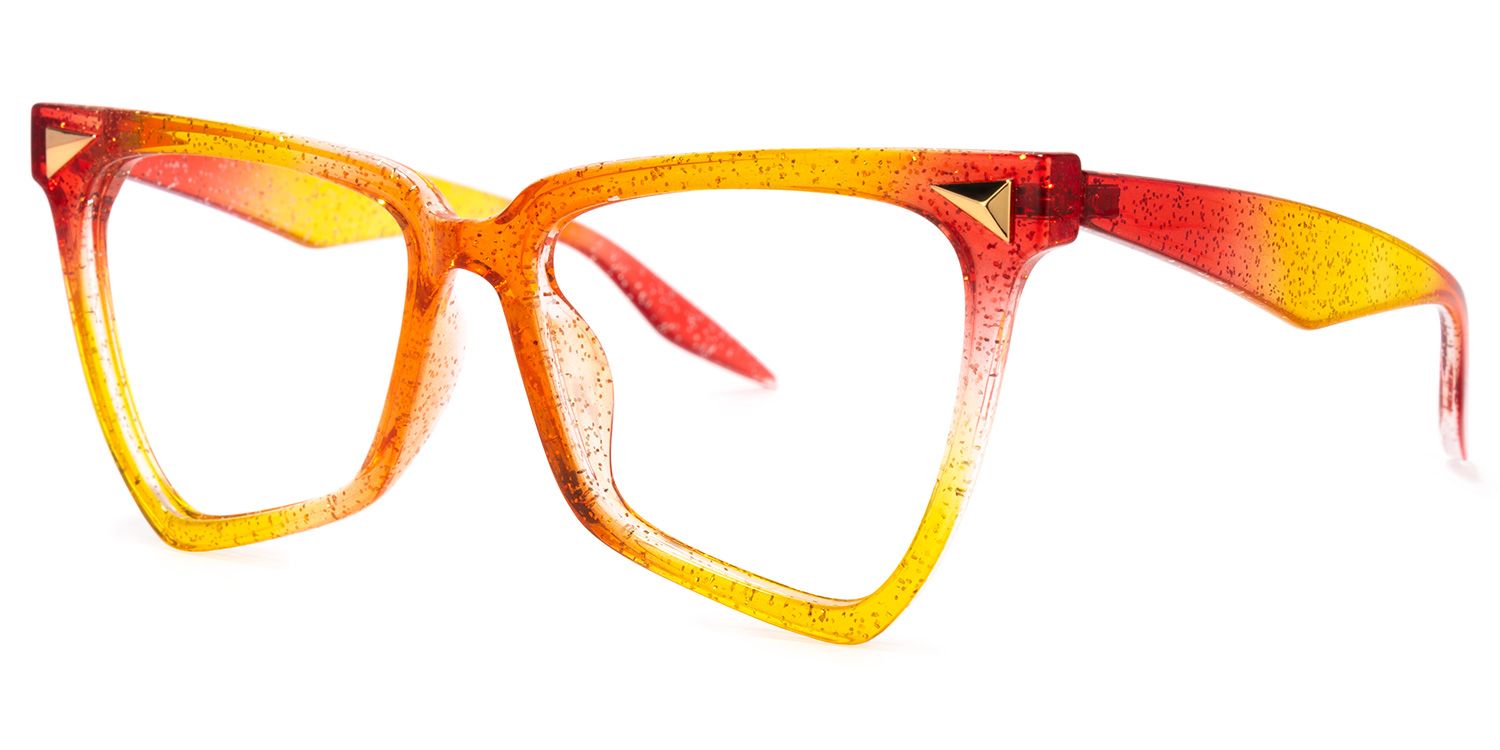 Geometrical Rainbow Eyeglasses | Zeelool Glasses1