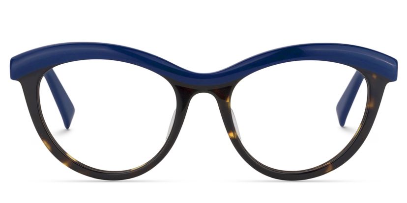 Sean Cat Eye Blue Glasses