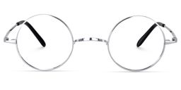 Chelsia Round Silver Glasses0