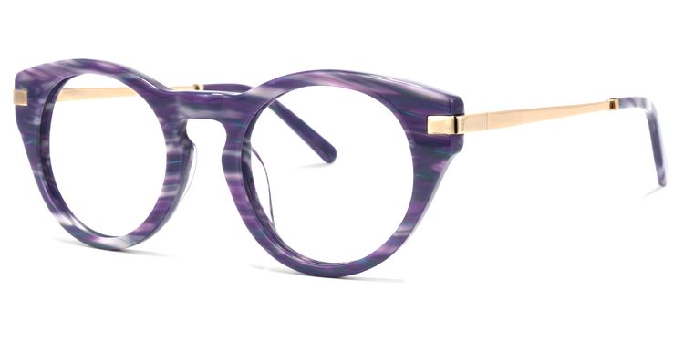 Morennah Cateye Purple Glasses
