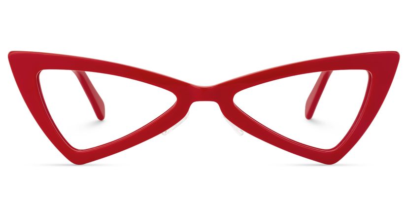 Cammie Cat Eye Red Glasses
