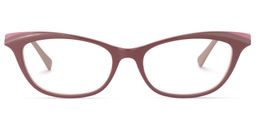 Chet Cat Eye Amaranth Glasses0
