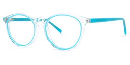 Snacky Round Blue Glasses1