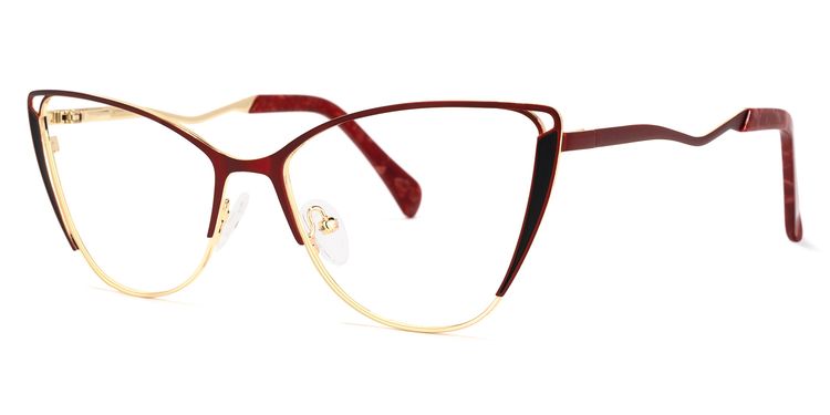 Dodin Cateye Red Glasses