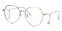 Ramona Geometric Silver Glasses2