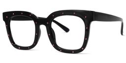 Herrera Square Black Glasses1
