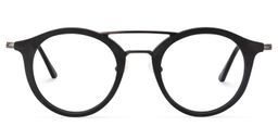 Chrissy Aviator Black Glasses0