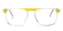 Clay Square Clear Glasses0