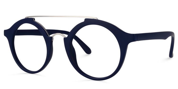 Clayton Aviator Dark Blue Glasses