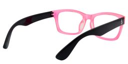 Audrey Rectangle Pink Glasses5