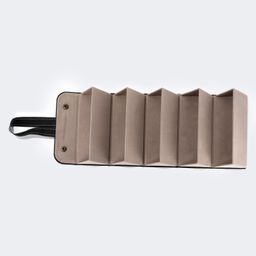 High-end Leather Hanging Black Eyeglasses Storage Box1