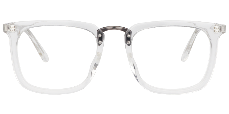 Rectangle Clear Glasses | Zeelool Prescription Glasses0