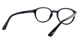 Aurora Round Black Glasses5