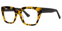 Braxton Square Tortoise Glasses1