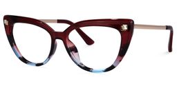 Mendoza Cateye Red Glasses1