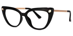 Mendoza Cateye Black Glasses1