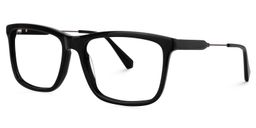 Darwin Rectangle Black Glasses1