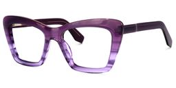Armelin Cateye Purple Glasses1