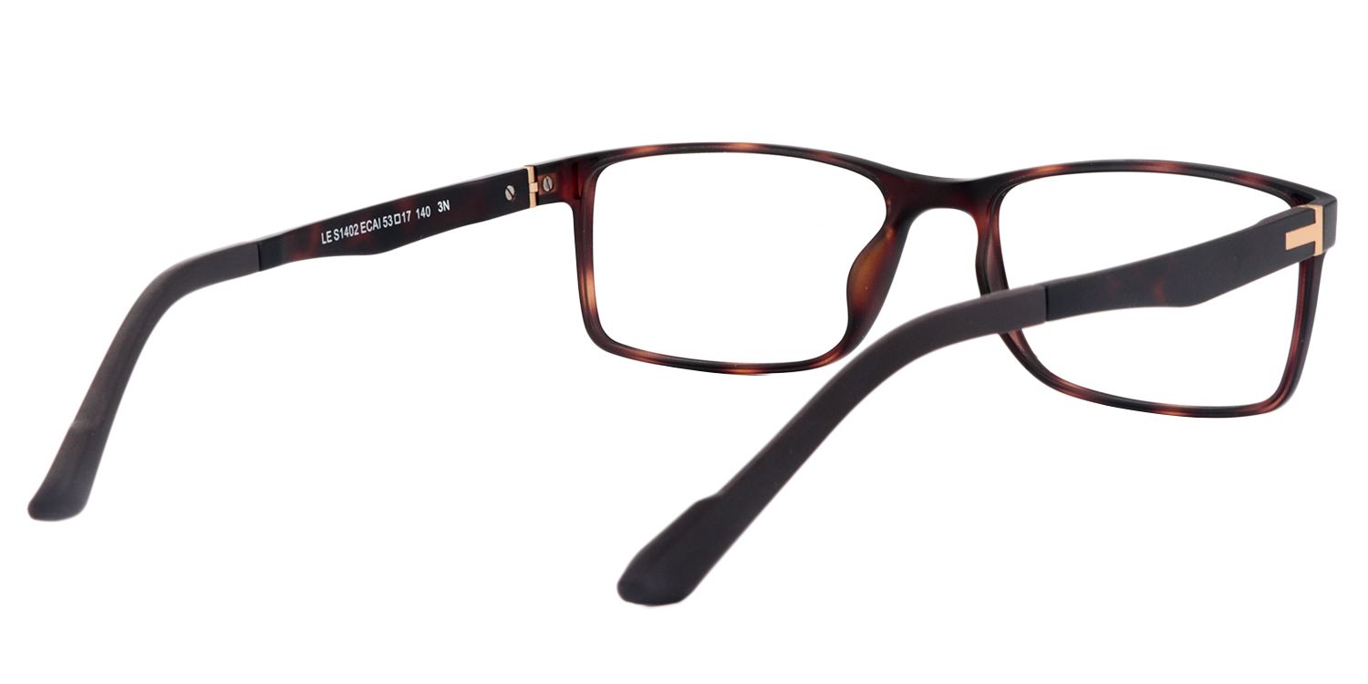 Rectangle Tortoise Glasses | Zeelool Glasses5