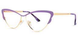 Darleen Cat Eye Purple Glasses2