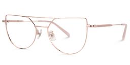 Florrie Aviator Rose-Gold Glasses2