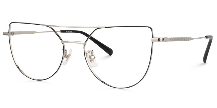 Florrie Aviator Silver Glasses