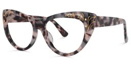 Pamela Cateye Dark Tortoise Glasses2