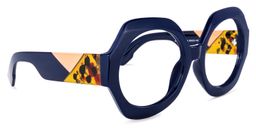 Geoffrey Geometric Dark-Blue Glasses2