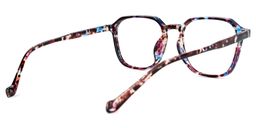 Doggett Geometric Blue-Floral Glasses3