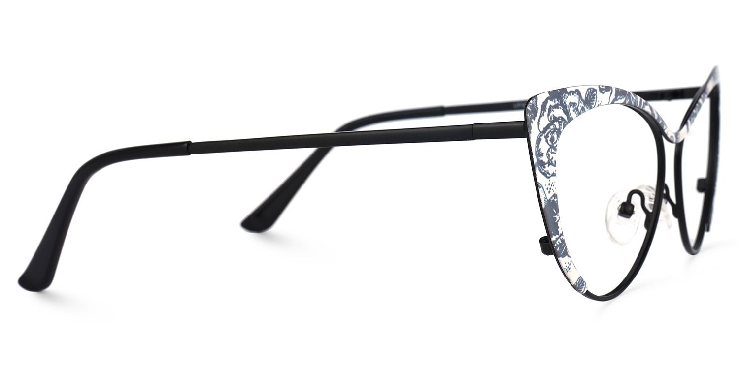 Cateye Black Glasses | Zeelool Eyeglasses2
