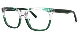 Kriss Square Green Glasses1