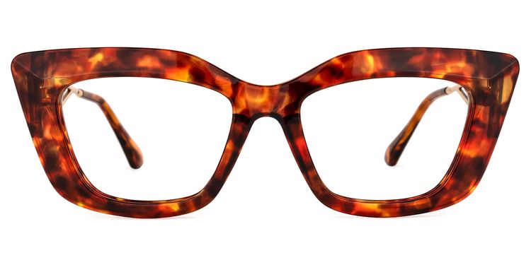 Ferrer Cateye Red-Tortoise Glasses