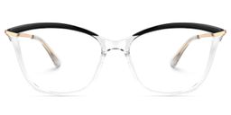 Bethea Cateye Clear Glasses0