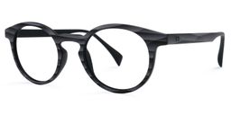 Street-Artist Round Gray Glasses1