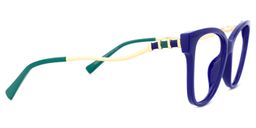 Stevens Cateye Blue Glasses2