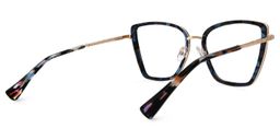 Nilsa Cateye Blue Glasses3