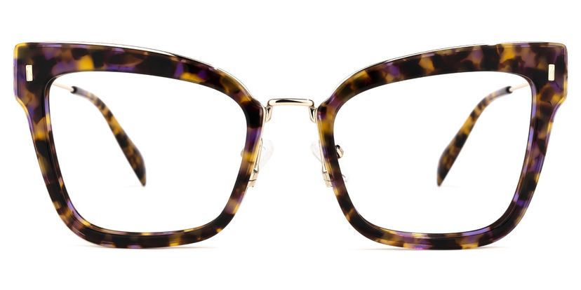Tashawna Cateye Purple-Tortoise Glasses