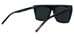 Kenya Square Gray Glasses4