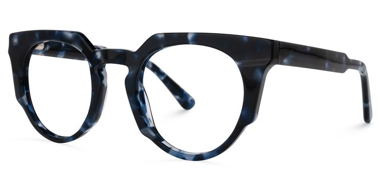 Jenkins Geometric Blue Glasses