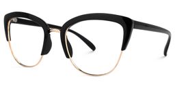 Randisha Cateye Black Glasses1