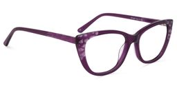 Eddie Cateye Purple Glasses2