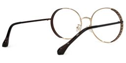 Cubero Round Brown Glasses3