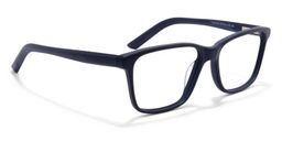 Eddy Rectangle Dark Blue Glasses2
