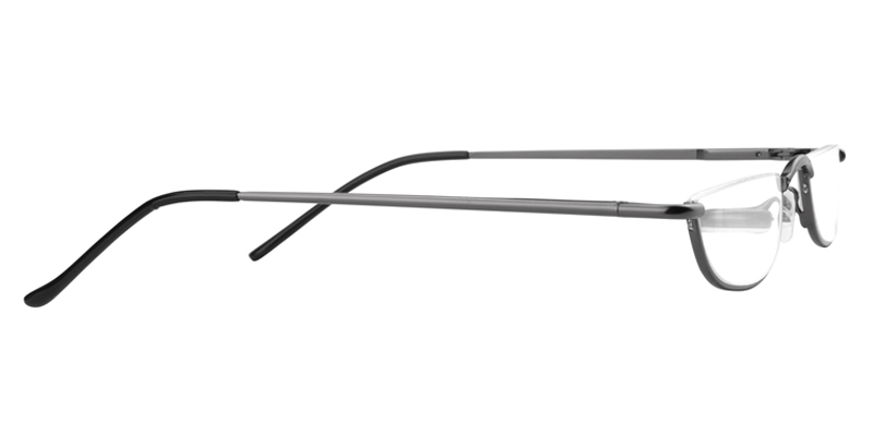 Oval Gray Reading Glasses | Zeelool Reading Glasses4